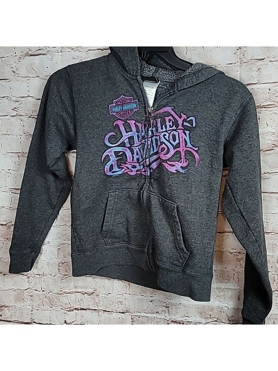Harley-Davidson Other - Harley davidson zip up hoodie girl's sz small Colorado